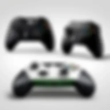 Comparison of wired and wireless Xbox One controllers highlighting connectivity features.