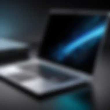 Sleek Laptop with Futuristic Design