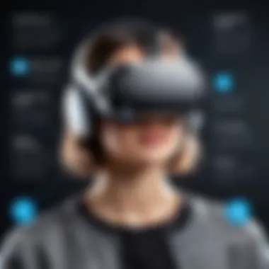 Infographic illustrating key features of top VR headsets under $300