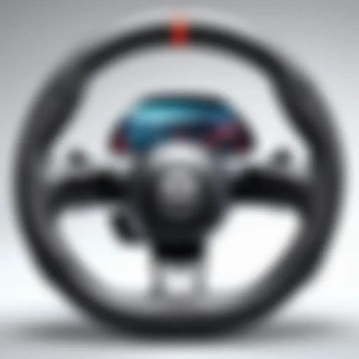 Innovative VR steering wheel technology enhancing gaming experience