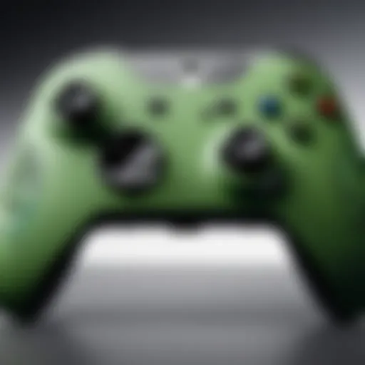 Close-up view of the Xbox Series Controller showcasing its innovative design