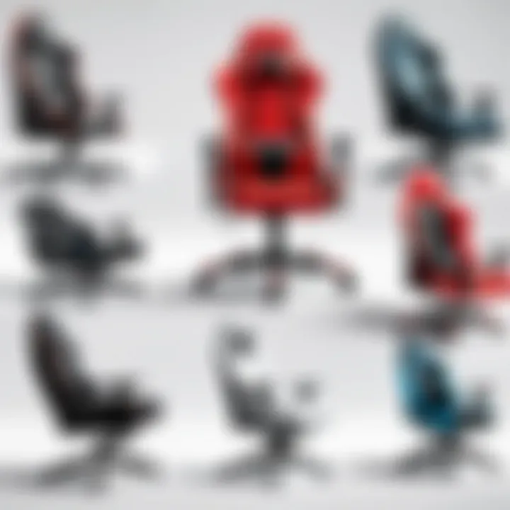 A comparison of different types of gaming chairs