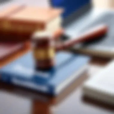 Legal Tools for Justice Gavel and Law Books