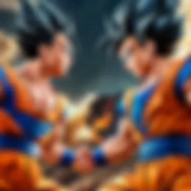 Goku vs Vegeta Epic Showdown