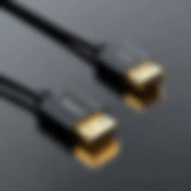 HDMI cable with detailed pin layout