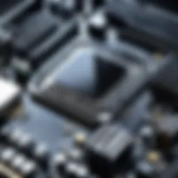 High-performance gaming motherboard showcasing advanced chipset