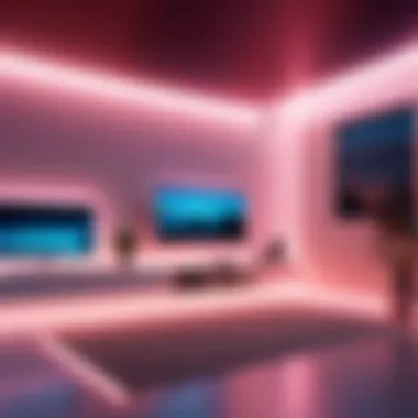 Aesthetic Room Illumination with LED Strips Illuminating Room with LED Strip Lights