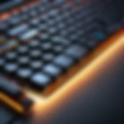 Innovative backlighting feature of K68 keyboard