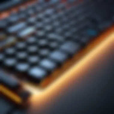 Innovative backlighting feature of K68 keyboard