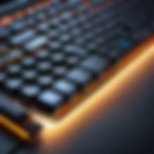 Innovative backlighting feature of K68 keyboard