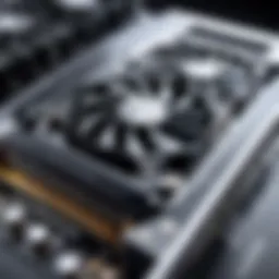 High-performance GPU showcasing advanced cooling technology