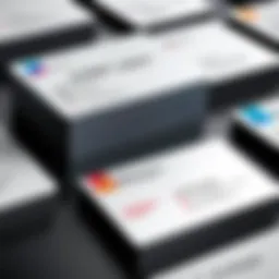 Elegant collection of business card designs available at Office Depot.
