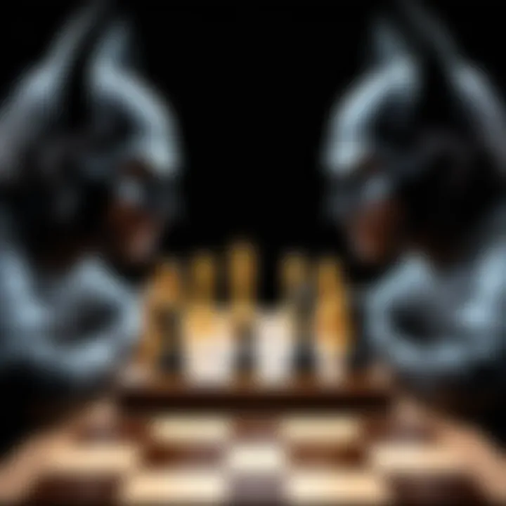 Mind-bending Bat Chess Combination Play