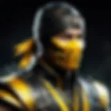 Iconic characters from the Mortal Kombat franchise