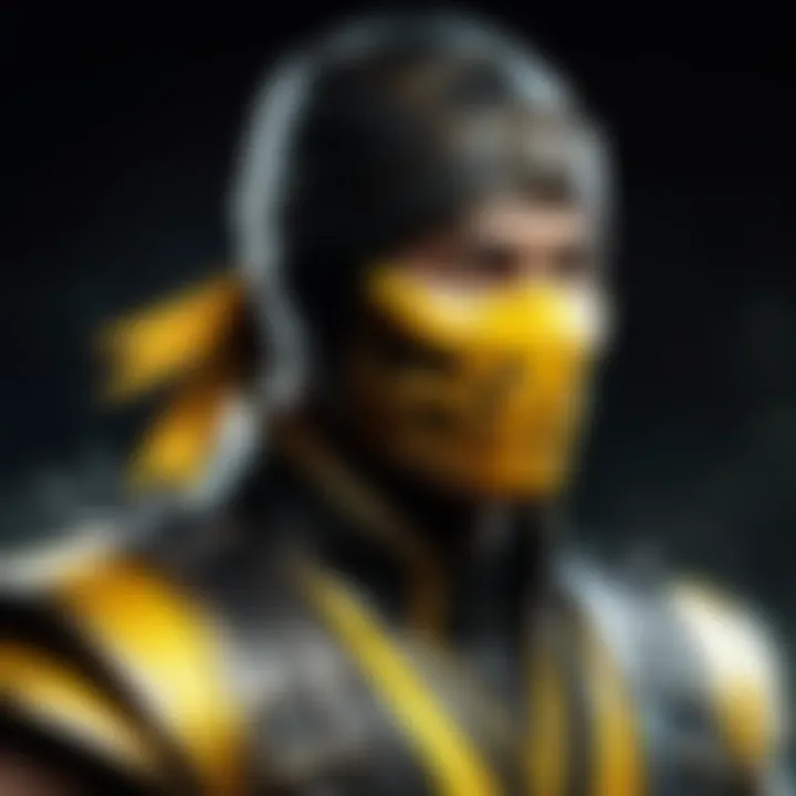 Iconic characters from the Mortal Kombat franchise