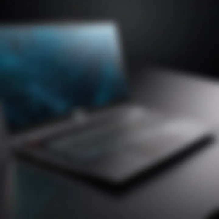 MSI laptop illustrating sleek and durable design