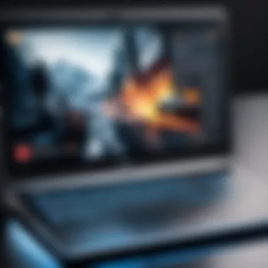 Advanced Cooling Solutions in Gaming Laptops A sleek gaming laptop showcasing advanced cooling technology