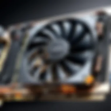 Next-Gen Graphics Card Design Advanced graphics card showcasing cutting-edge cooling technology
