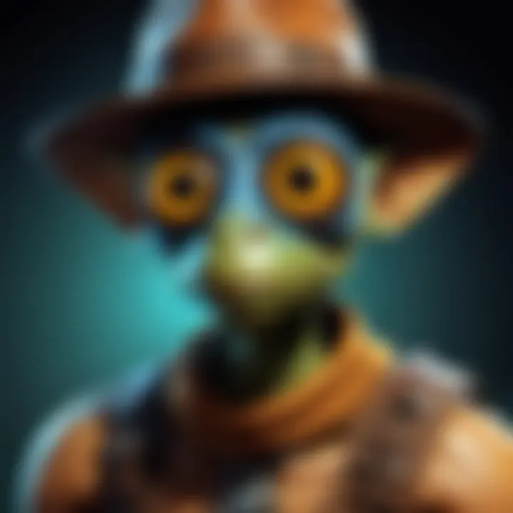 A character from Oddworld in a dynamic pose, reflecting the series' innovative design.