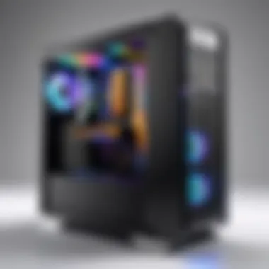 Sleek and Modern Case Design Sleek and Modern Gaming PC Case Design
