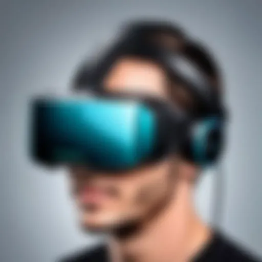 Pimax VR headset showcasing its sleek design