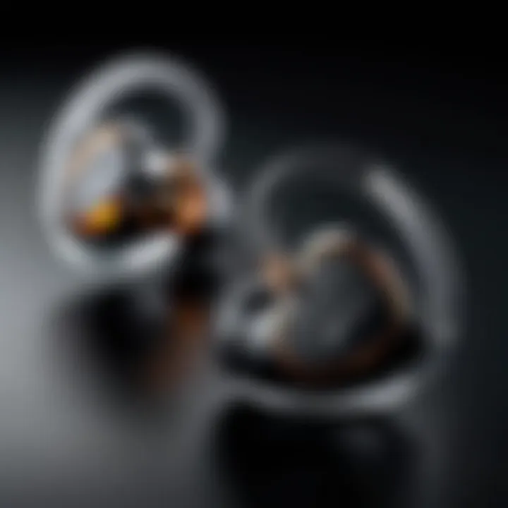 Wireless in-ear phone showcasing premium audio quality