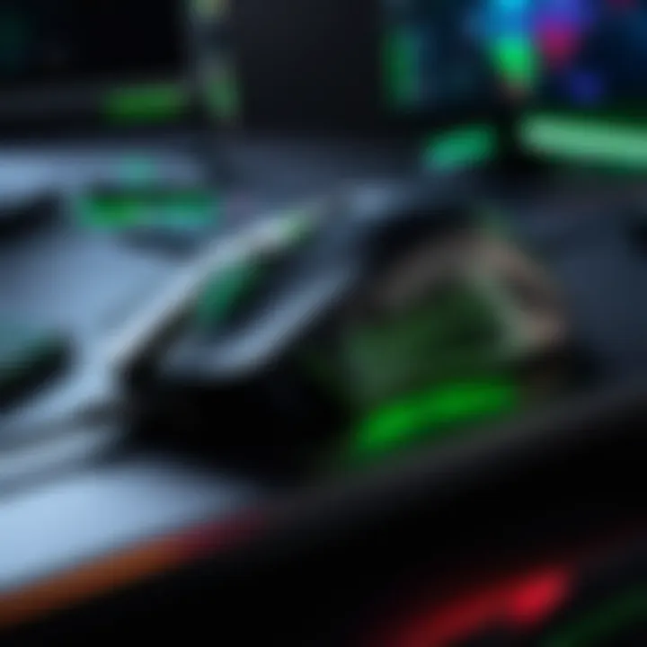 Razer Naga Pro Wired in a competitive gaming setup