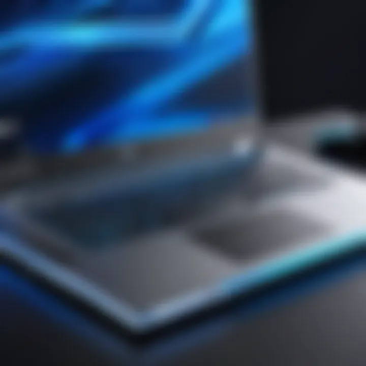 High-performance Intel gaming laptop showcasing sleek design