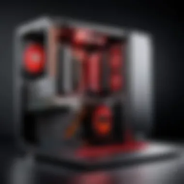 Sleek AMD gaming PC components