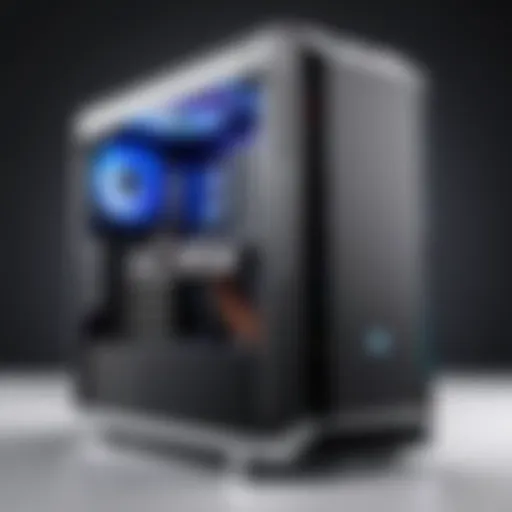 Modern pre-built PC with sleek design