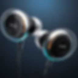 Sleek earphone design with advanced technology