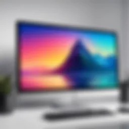 Sleek Minimalist Design Monitor