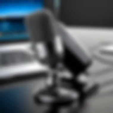 Effortless Portability Without Compromising Quality Sleek and Portable USB Microphone for On-The-Go Recording