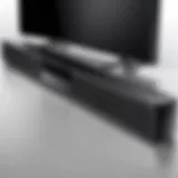 Sleek Soundbar Design