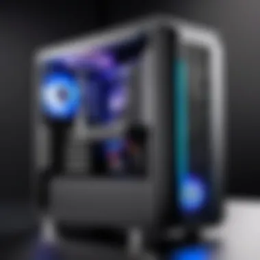 Sleek and Stylish Gaming PC Case