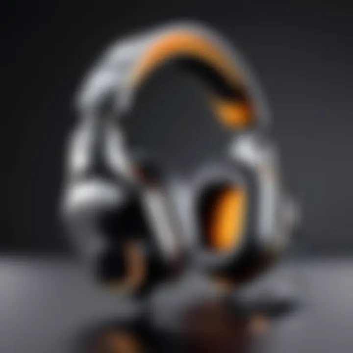 Sleek and Stylish Gaming Headset Design