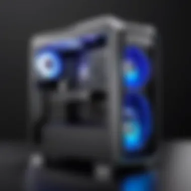 Sleek and stylish gaming PC case