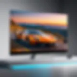 Sleek Television Design with Edge-to-Edge Display