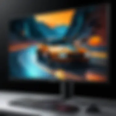 Gaming monitor with enhanced refresh rate for smoother gameplay