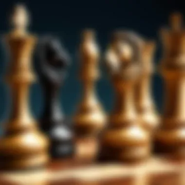 Historical Roots of Chess An ancient chess set symbolizing the historical significance of the game
