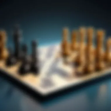 A digital chess game highlighting the merge of technology and tradition