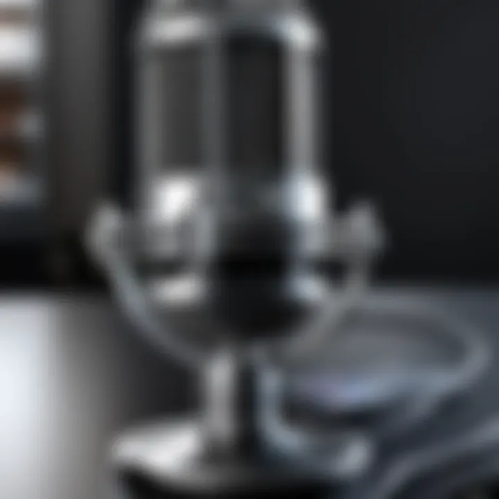 Close-up of High-Quality Podcasting Microphone