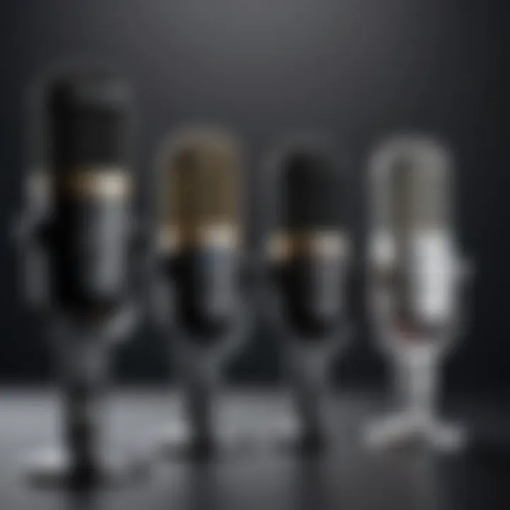 Top-tier microphone options illustration