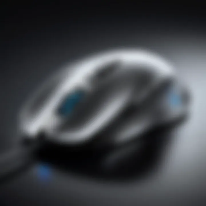 Ergonomic design of a high-performance 4-button gaming mouse