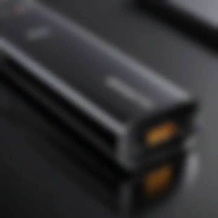 Close-up of the Amazon PC Stick showcasing its sleek design and ports