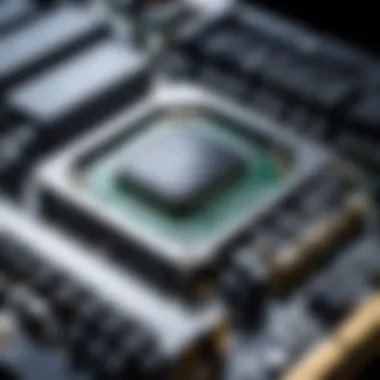 Visual representation of GPU server motherboards in AI applications