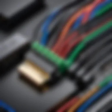 Diagram illustrating RGB cable connections in a personal computer