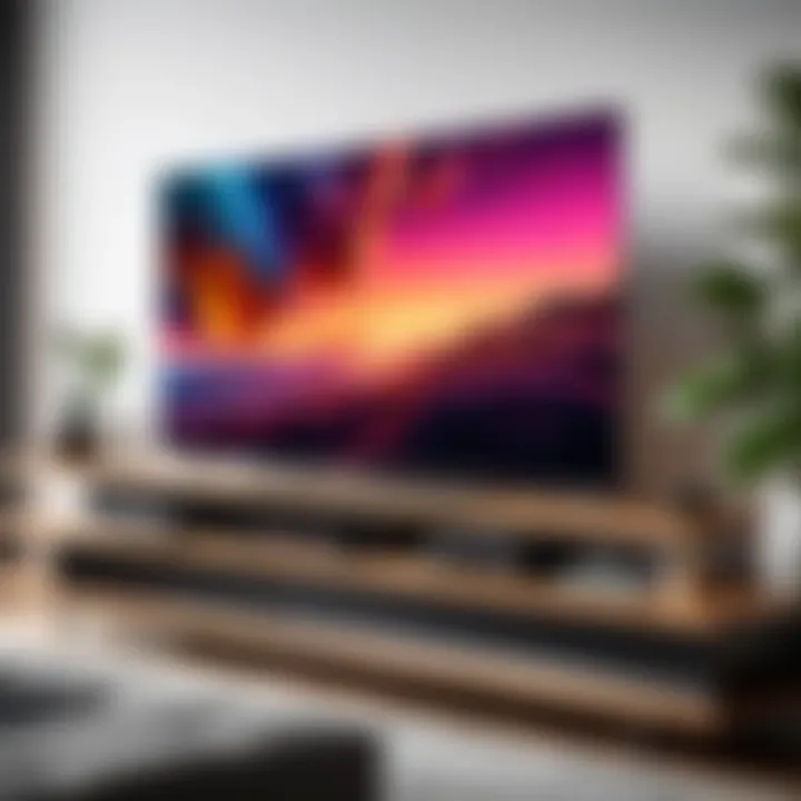 Sleek and modern 55-inch TV design