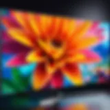 High-resolution gaming display showcasing vibrant colors