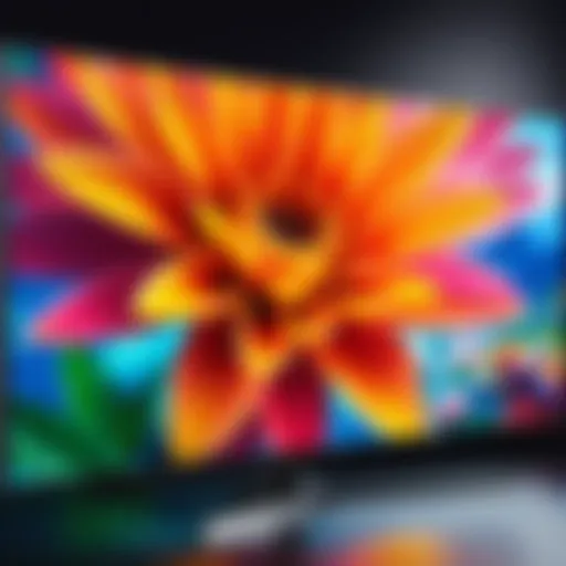 High-resolution gaming display showcasing vibrant colors